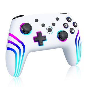 Nouvelle manette de jeu sans fil pour NS PRO <span class=keywords><strong>SWITCH</strong></span> Android/iOS/PC avec détection de mouvement six axes, vibration et éclairage RVB - Product Image 1