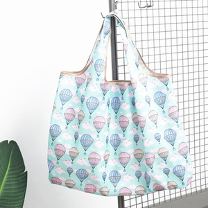 Japón Bensen de moda de las mujeres engrosada plegable compras poliéster bolsa - Product Image 3