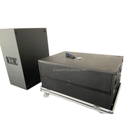 Système de haut-parleurs de basse 3000W Dual18 pouces Subwoofers en néodyme Armoires de subwoofer alimentées de 18 pouces
