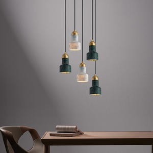 โคมไฟห้อยเพดานแบบนอร์ดิก สำหรับเคาน์เตอร์บาร์หินอ่อน ห้องครัว เกาะกลางห้องครัว ร้านอาหาร บริเวณแผนกต้อนรับ โต๊ะรับประทานอาหาร และห้องนอน - Product Image 1