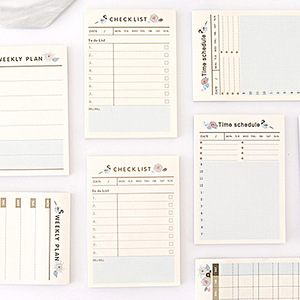 Note adesive autoadesive di alto valore per pianificatore settimanale portatile di stile per appunti giornalieri per il programma di studio materiale cartaceo - Product Image 3