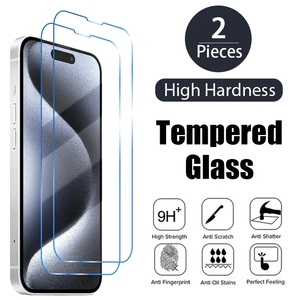 9H vetro temperato Anti-scoppio per iPhone 15 Pro Max 14 Plus 13 12 Mini 11 proteggi schermo per iPhone <span class=keywords><strong>X</strong></span> XR XS Max pellicola protettiva - Product Image 3