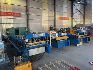 PBR 패널 및 R 패널 유압 라인 도금 AG 패널 시트 롤 성형 기계 제품형 타일 만들기 기계 - Product Image 3