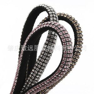 Diadema con Pedrería de 3mm, 4 Filas Semicirculares, para Mujer, Accesorios de Moda, Joyería DIY, Decoración para Ropa, Zapatos, Bolsos y Sombreros - Product Image 4