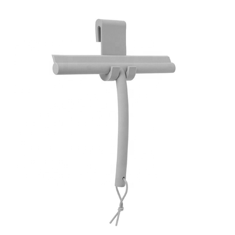 Бытовая щетка для мытья ванной комнаты, пластиковый напольный инструмент для воды, подвесной силиконовый скребок для мытья окон