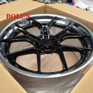 Jantes en alliage forgé professionnelles Bolun <span class=keywords><strong>2</strong></span> pièces personnalisées T606 Jantes en alliage forgé de 18 à 24 pouces | <span class=keywords><strong>2</strong></span> pièces pour Corvettes C7 C8 - Product Image 4