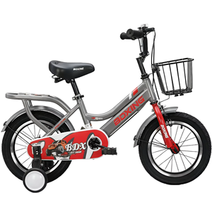 Véhicule porteur 4 roues en acier pour enfants de 3 à 6 ans avec suspension à fourche et roues d'apprentissage – Vente en gros usine - Product Image 2