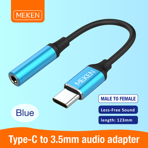Factory Cheap Price Soft ABS+PVC Audio USB Type C 3.5mm <strong>Aux</strong> <strong>Cable</strong> 123mm Computer Amplify Car Stereo Headphone <strong>Speaker</strong> <strong>Mobile</strong> - Product Image 5