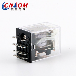 Relais électromagnétique miniature CNAOM 24V AC/DC 14 broches DPDT scellé usage général - Product Image 2