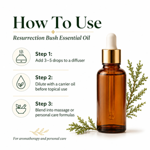Aceite esencial de Resurrection Bush para el cuidado de la piel, aromaterapia, cuidado de heridas, apoyo respiratorio, alivio de la inflamación. - Product Image 3