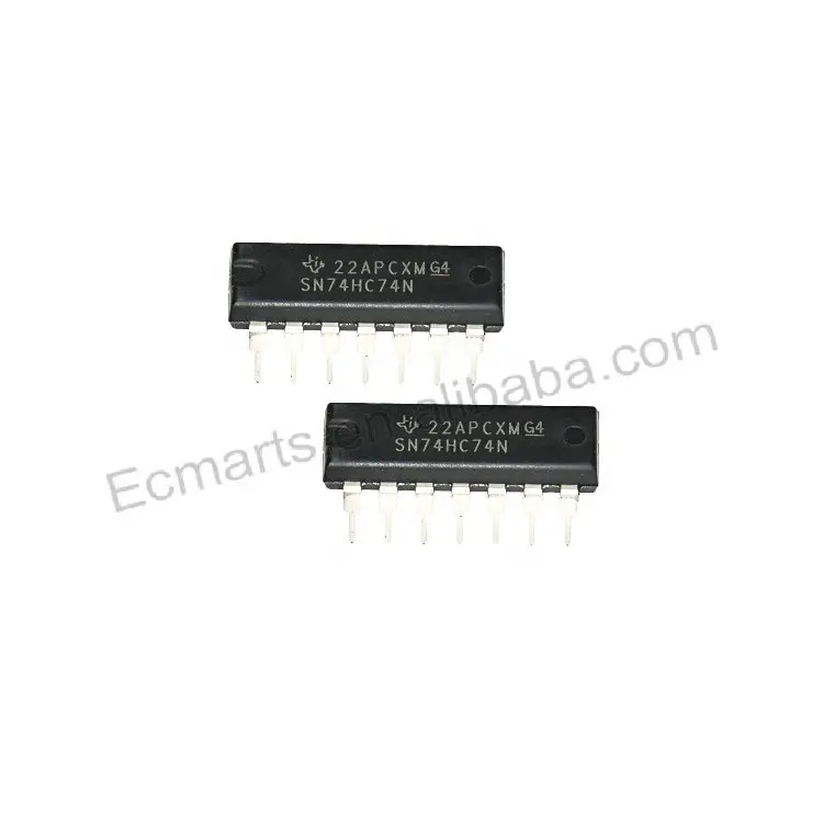 EC-Mart SN74HC74 รองเท้าแตะ PDIP-14 ชนิด D SN74HC74N