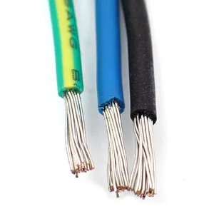 Cable eléctrico reticulado personalizado, cable sin halógenos de cobre UL3289 XLPE 26 24 22 20 18 16 14 12 10 8 6 AWG