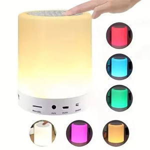 Altavoz Portátil con Luz Nocturna LED RGB de un Toque, Lámpara de <span class=keywords><strong>Mesa</strong></span>, Mini Reproductor de Música, Regalo para Niños, Altavoces Inalámbricos - Product Image 6