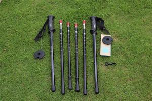 Bâton antichoc tactique <span class=keywords><strong>de</strong></span> défense extérieure Alpenstock antichoc télescopique <span class=keywords><strong>randonnée</strong></span> escalade bon marché bâton <span class=keywords><strong>de</strong></span> marche - Product Image 2