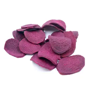 Factory Wholesale Fried Purple Potatoes Vegetable Chips Dried Purple Sweet Potato Suppliers