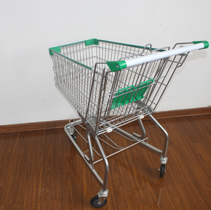 RH-SG100 100L 890*520*960mm धातु किराने सुपरमार्केट शॉपिंग कार्ट ट्राली - Product Image 5