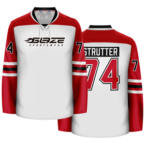 Оптовая продажа, сшитые спортивные футболки для хоккея с шайбой, на заказ, винтажные хоккейные майки - Product Image 1