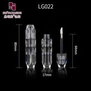 High Quality Newest Stock Wholesale Clear Crystal Unique Transparent Empty Lip Gloss <strong>Tube</strong> - Product Image 6