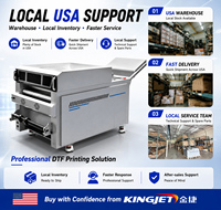Imprimante DTF 4 têtes KingJet Factory I3200, prix de la machine d'impression numérique pour t-shirts, imprimante DTF 60 cm