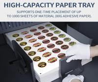 Cortadora de Etiquetas Automática con Eliminación de Electricidad Estática, Plotter de Troquelado de Alta Velocidad A3MAX5 con Alimentación de Papel por Absorción al Vacío