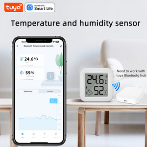 Smart Home Temperature Humidity Sensor TFT Display Wi-Fi Connected For Bedroom Living Room Basement Wine Cellar - Product Image 3