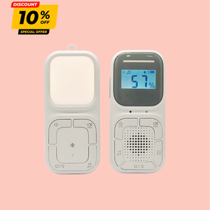 Monitor de Bebé Digital con Audio, Alerta de Vibración y Sensor de Temperatura y Humedad Ambiente, Directo de Fábrica OEM ODM - Product Image 1