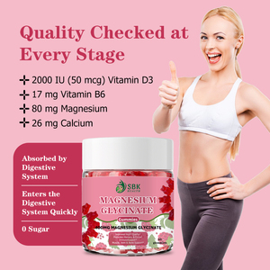 Hot Sale Magnesium Glycinate GummiesWith Magnesium Improved Night Quality Promotes Memory Muscle Joint Bone Support Gummies - Product Image 5