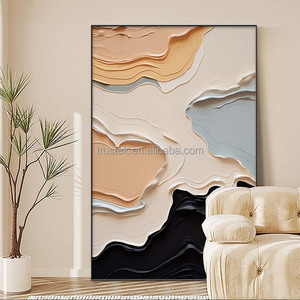 Ấn Tượng phong cảnh in kỹ thuật số pha lê hợp kim nhôm trang trí tường sơn cho phòng khách trang trí nhà - Product Image 3