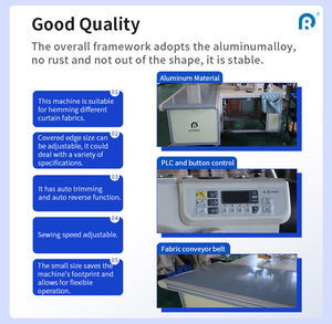 स्वत: पर्दा हेमिंग मशीन कन्वेयर के साथ - Product Image 4