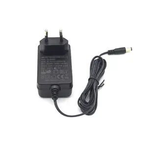 Enchufe DE LA UE con GS TUV CE Listado 5V a Fuente de alimentación 15W 18w 9V 2a 1a Ac Dc 12v1a Adaptador 12V 1a Adaptador de conmutación