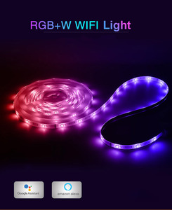 Dây Đèn <span class=keywords><strong>LED</strong></span> Thông Minh RGB 5M Với Nguồn Điện, Kích Hoạt Bluetooth Và Bluetooth, Alexa Và Google Home - Product Image 3