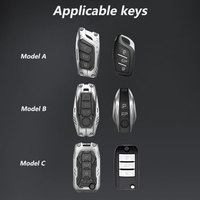 Réinstallez la couverture de clé de voiture en métal de peau de Silicone d'armure pour MG7 MG RX5 MG5 MG GT VS Mg3 HS