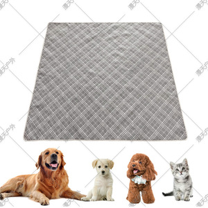Alfombrilla para cambiar pañales de mascotas, rectangular, impermeable, duradera, de poliéster, para uso en jaulas de perros y gatos, tallas S, M, L, XL - Product Image 1