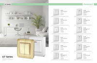 Standard Européen Haute Qualité Nouveau Design Interrupteurs et Prises Électriques Muraux pour la Maison.