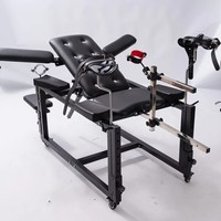 Bondage-Stuhl mit AV-Stabhalter, Masturbationsbecher, Beinspreizer, Fesseln, erotische Sexmaschine, BDSM-Möbel für Frauen und Männer