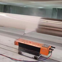 Robot de pulvérisation électrique longue portée SP400 pour la rénovation et la construction de tuyaux en acier de 400 à 1300 mm avec contrôle intelligent PLC