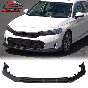 Compatible con Honda Civic 25-26, Estilo IKON, 3 Piezas, Spoiler Delantero para Parachoques, Color Negro Mate, Accesorios Automotrices - Product Image 1