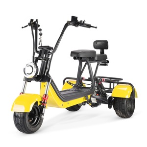Scooter électrique Citycoco 48V 12Ah 1000W certifié CE 2025, <span class=keywords><strong>mini</strong></span>-tricycle électrique pour adultes, scooters électriques à 3 roues d'<span class=keywords><strong>occasion</strong></span> à vendre - Product Image 4