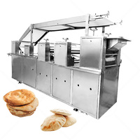 Tunnel de cuisson automatique en continu Machine de formage de pain arabe Machine de torréfaction de pita Ligne de production de fabrication de pain de farine