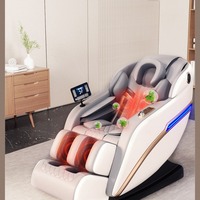 Fauteuil de massage électrique de luxe DaWangjia M9 2025, la meilleure chaise de massage 3D 4D 8D à gravité zéro avec rail SL pour salon, lit de massage corporel complet - Prix