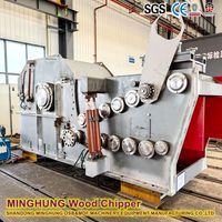 Trituradora de Tambor Industrial para Madera, 50 Toneladas/hora, Alimentación Automática, Certificación CE, MINGHUNG, Alta Productividad, Motor de 1000kw