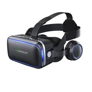 Óculos VR de Realidade Virtual 3D para Smartphone 4,5-6,3 polegadas compatível com IOS e Android VR Box