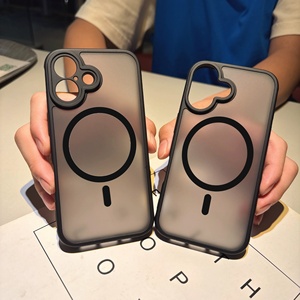 Étui de téléphone magnétique mat en TPU+PC avec anneau magnétique, respectueux de l'environnement, adapté à l'étui de protection du téléphone 17E - Product Image 6