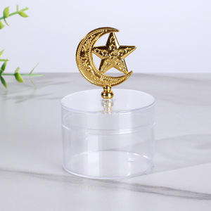 Nuova Collezione di Scatole per Caramelle Islamiche in Plastica, Resistenti, con Motivi Luna e Stella, Confezioni Regalo per Compleanni, Matrimoni e Ramadan - Product Image 4