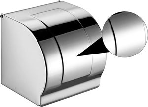 Boîte de <span class=keywords><strong>rangement</strong></span> en acier inoxydable et métal de style moderne porte-rouleau de <span class=keywords><strong>papier</strong></span> hygiénique avec <span class=keywords><strong>rangement</strong></span> - Product Image 2