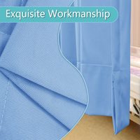 Paravent de lit portable pour clinique et hôpital, écran de séparation pour unité de soins intensifs, rideau de cabine médicale en tissu