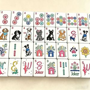 Classic Dog-Themed <b>Mahjong</b> <b>Set</b> - Product Image 2