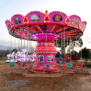 Fun Fair Attractions Swing Attraction Park Equipment Funfair Carnival Rides <span class=keywords><strong>Manege</strong></span> Flying Chair Thrill Rides to Sale - Product Image 1