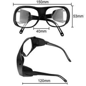 용접기용 친환경 PP 프레임 보호 보안경 방진 충격 용접 고글 - Product Image 4