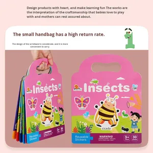 <span class=keywords><strong>Libro</strong></span> de Pegatinas de Papel Silencioso con Diseño de Gelatina, para Niños de 4 a 6 Años, Juguete Educativo para la Primera Infancia - Product Image 4